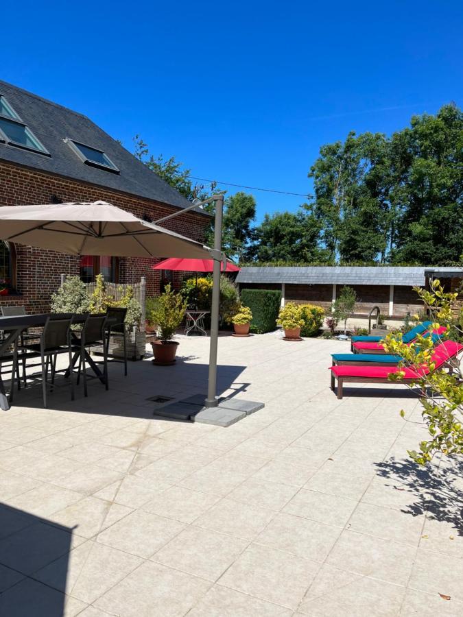 Bed and Breakfast Le Jardin Des Roses Gerponville Exterior foto